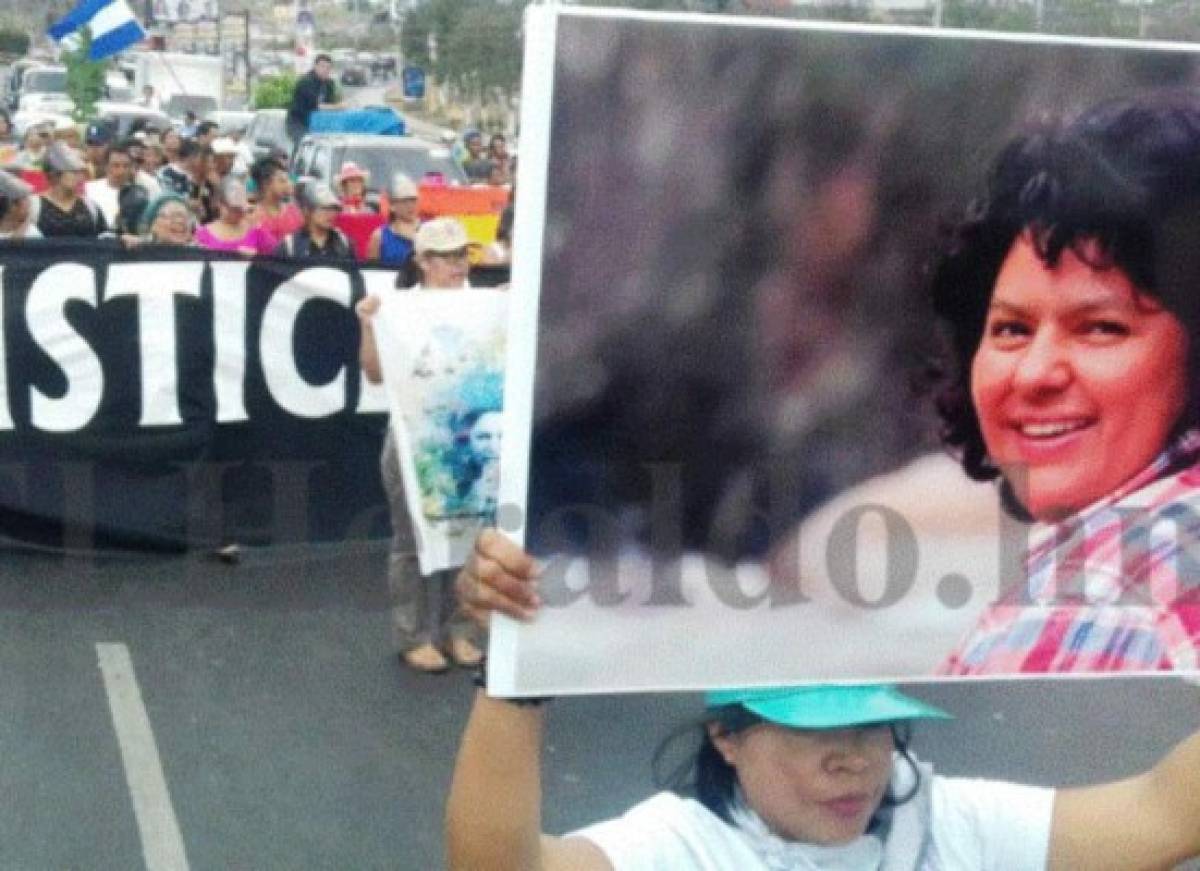Piden castigo para autores intelectuales del asesinato de la ambientalista Berta Cáceres  